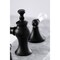 Kingston Brass KC7060PL Vintage 8" Widespread Bathroom Faucet, Matte Black KC7060PL - alternate 3